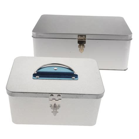 small metal box that locks|small metal boxes for storage.